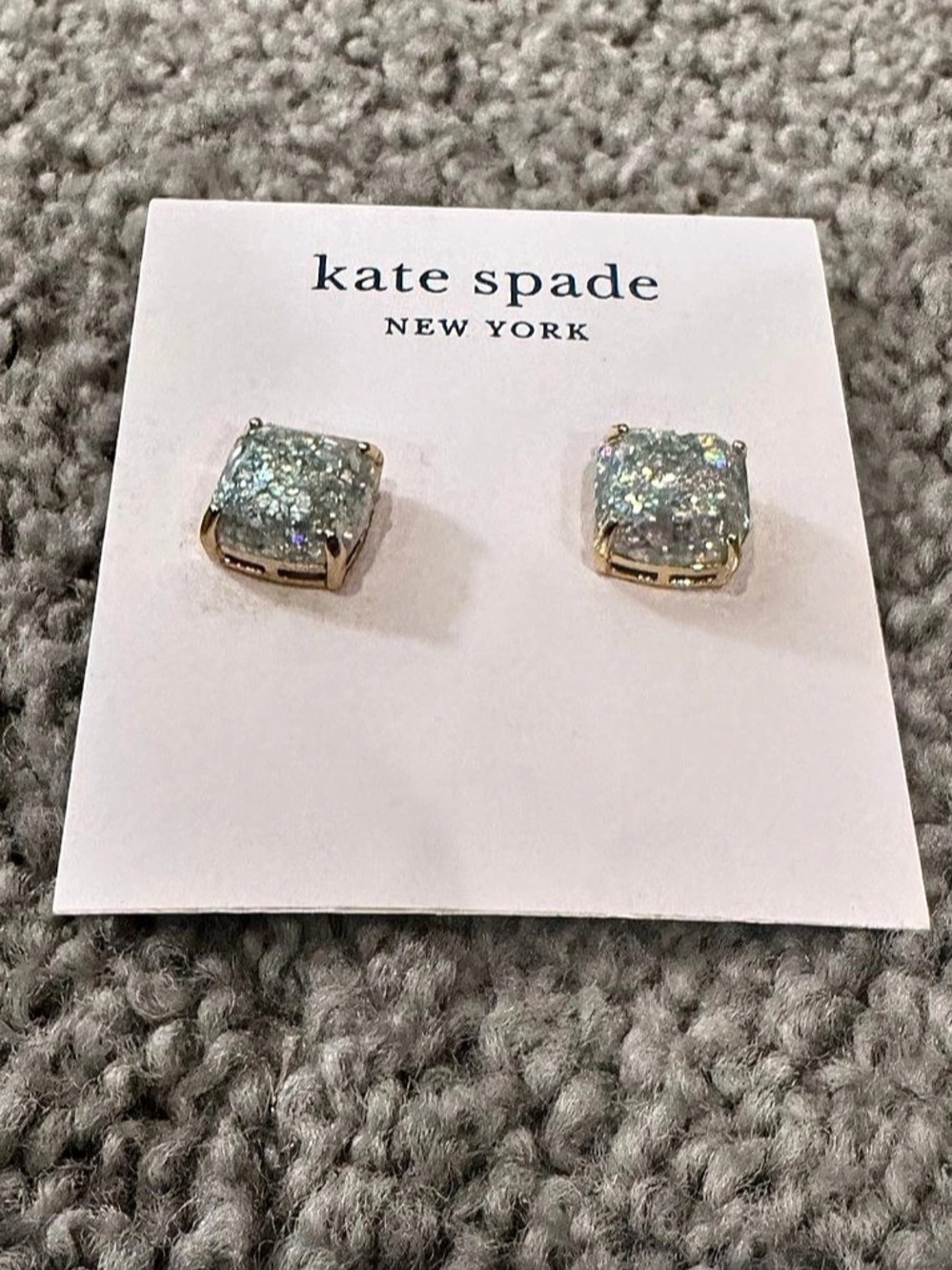 kate spade Sparkle Bar Stud Earrings Sparkle Stud Earrings in Silver NWT